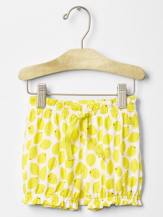 Gap Bow Bubble Shorts - Neon Yellow