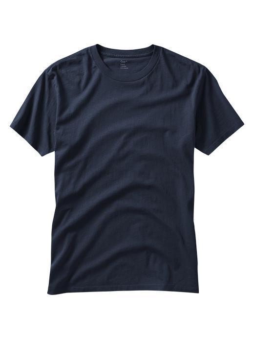 Gap Mens Short-sleeved Crewneck Shirt - True Indigo