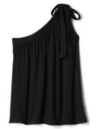 Gap Women Softspun Shoulder Tie Tip - True Black