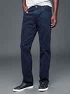 Gap Men 1969 Stretch Straight Fit Broken Twill Jeans - New Classic Navy