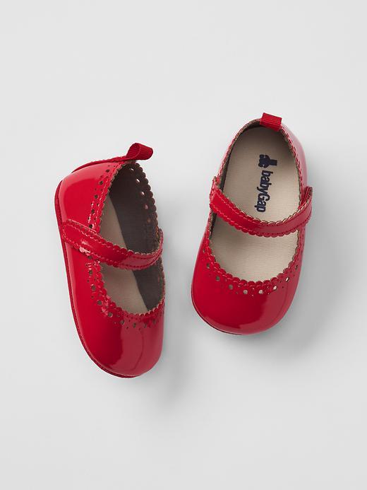 Gap Scalloped Ballet Flats - Modern Red