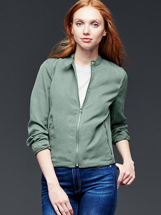 Gap Women Tencel ; Jacket - District Green