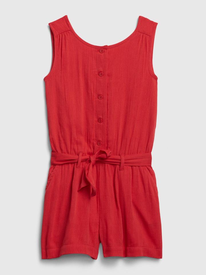 Kids Gauze Tie Romper