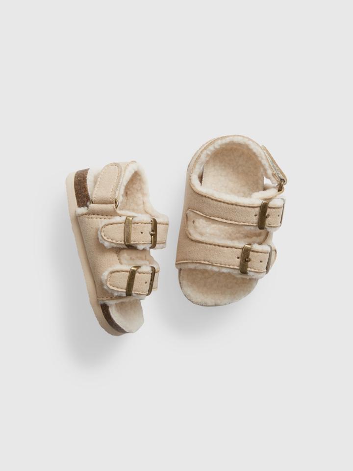 Baby Sherpa-lined Sandals