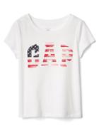 Gap Americana Logo Tee - White