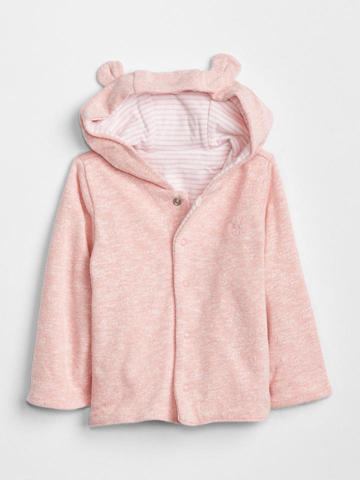 Baby Favorite Reversible Bear Hoodie Sweatshirt