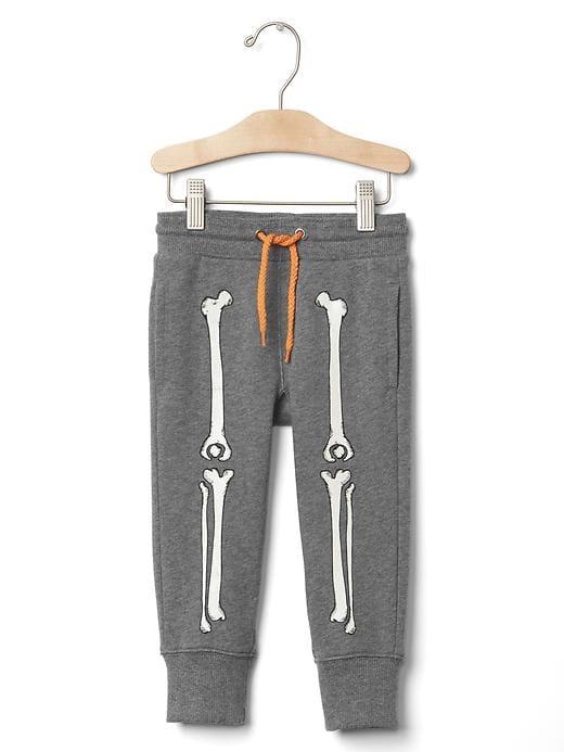 Gap Halloween Glow In The Dark Sweats - Heather Grey