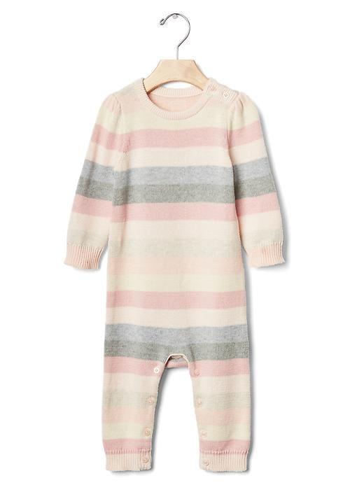 Gap Bright Stripe Sweater One Piece - Pink Stripe