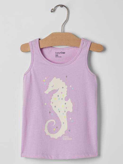 Gap Boardwalk Graphic Tank - Gauzy Lilac