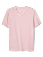 Gap Men Essential V Neck Tee - Pink Standard