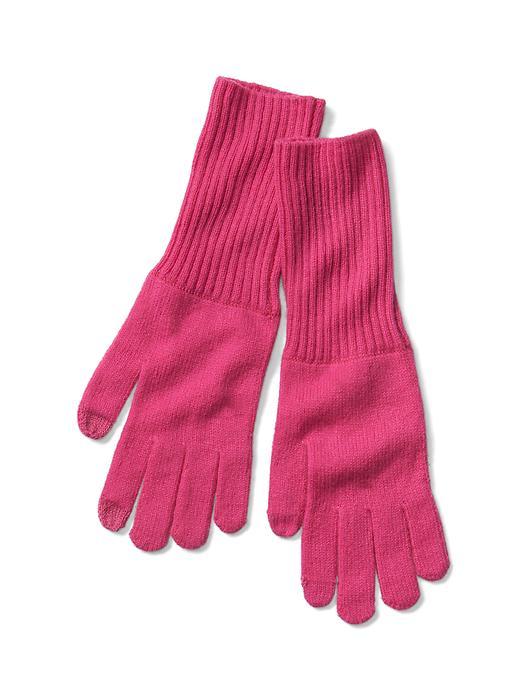 Gap Women Merino Wool Blend Tech Gloves - Happy Pink