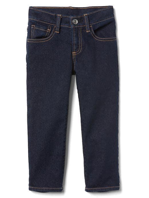 Gap Stretch Straight Jeans - Dark Wash Indigo