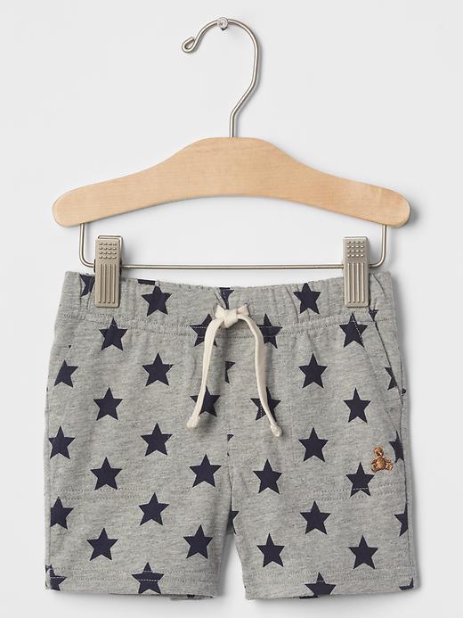 Gap Print Pull On Shorts - Gray