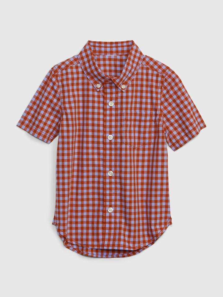 Toddler Poplin Button-down Shirt