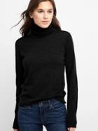 Gap Women Merino Wool Turtleneck - Black