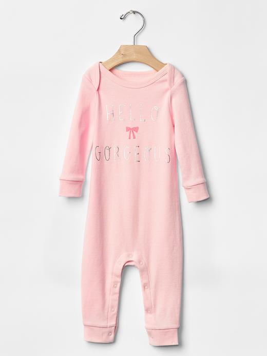 Gap Graphic One Piece - Pink Cameo