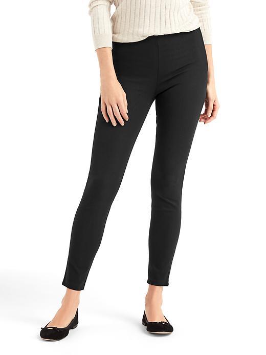 Gap Women Side Zip Leggings - True Black