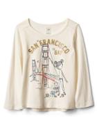 Gap Glitter City Logo Tee - San Francisco