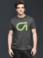 Gap Men Gdry Graphic T Shirt - Charcoal Gray