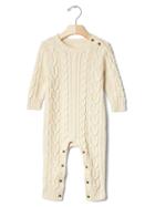 Gap Cable Knit Sweater One Piece - French Vanilla