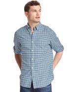 Gap Men Oxford Gingham Standard Fit Shirt - New Algae