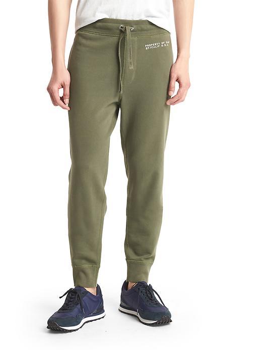 Gap Men Sun Wash Stencil Logo Sweats - Surplus