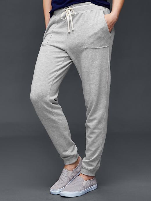 Gap Women Skinny Joggers - Heather Grey