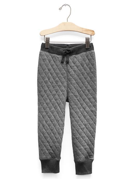 Gap Diamond Quilted Filled Pants - Heather Grey