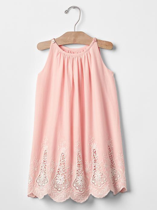 Gap Eyelet Tank Dress - Creamy Coral