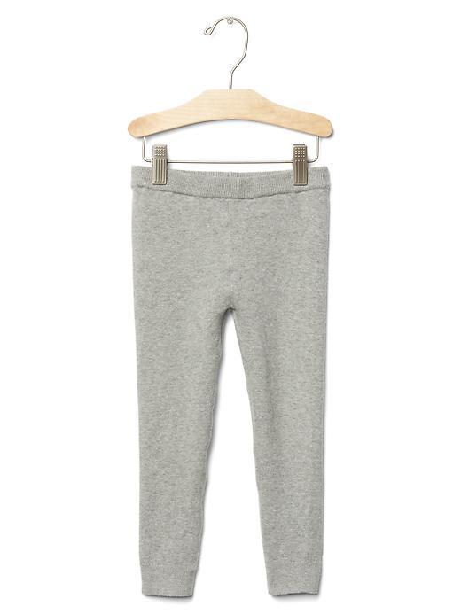 Gap Sweater Leggings - Light Heather Gray