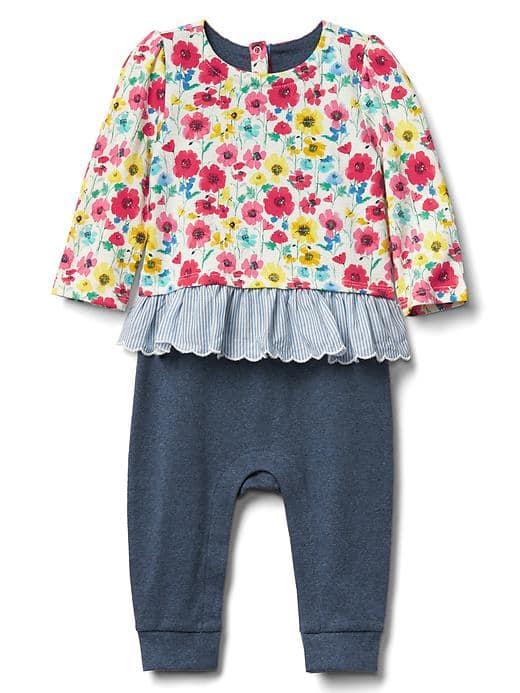 Gap Little Artist Triple Layer One Piece - Multi Floral