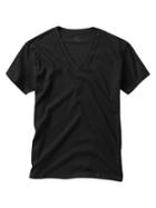 Gap Mens Deep V-neck Shirt - True Black
