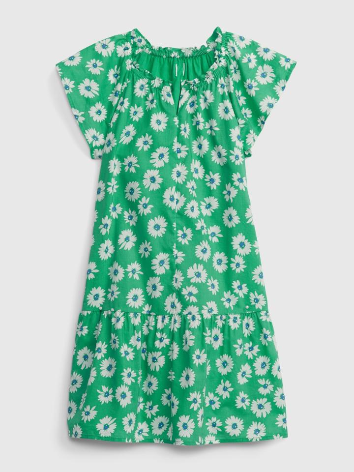 Kids' Ruffle-neck Dress