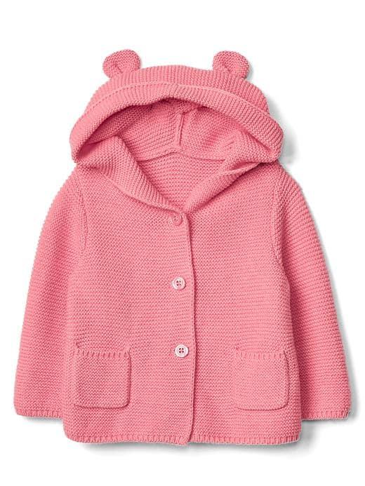Gap Bear Sweater Hoodie - Pink Heather