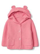 Gap Bear Sweater Hoodie - Pink Heather