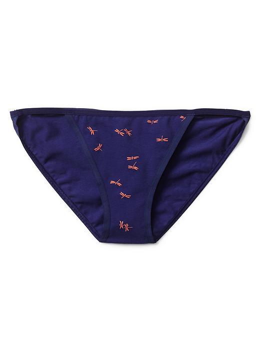 Gap Women String Bikini - Dragonflies Blue