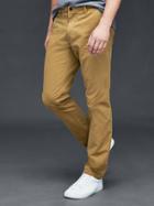 Gap Men Vintage Washed Slim Fit Khakis - Palomino Brown