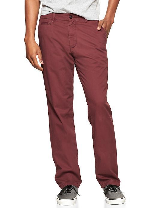 Gap Lived In Straight Khaki - Wine