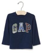 Gap Plaid Logo Tee - Elysian Blue 2