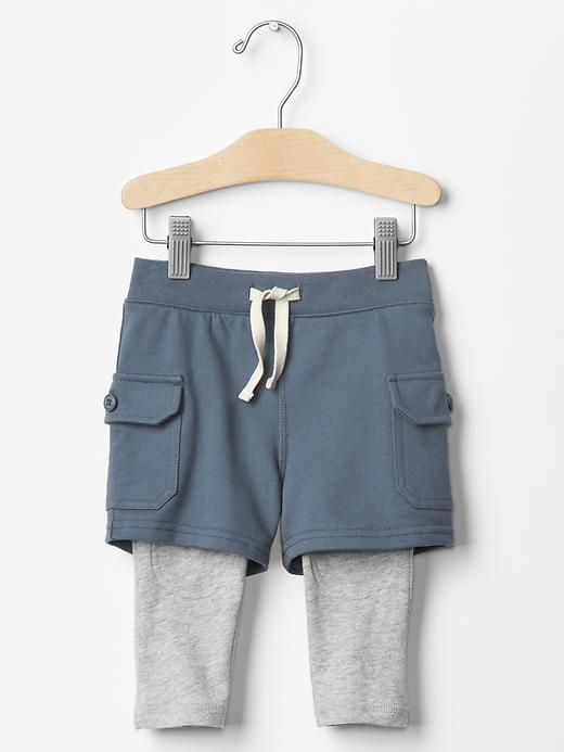 Gap Cargo Crawler Short Leggings - Blue