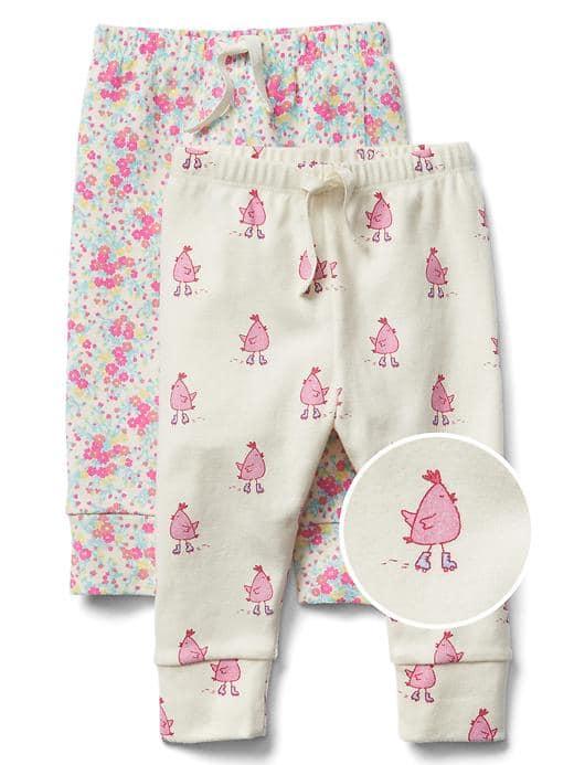 Gap Women Roller Hen Knit Pants 2 Pack - Sugar Pink