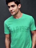 Gap Men Tonal Logo T Shirt - Varsity Green