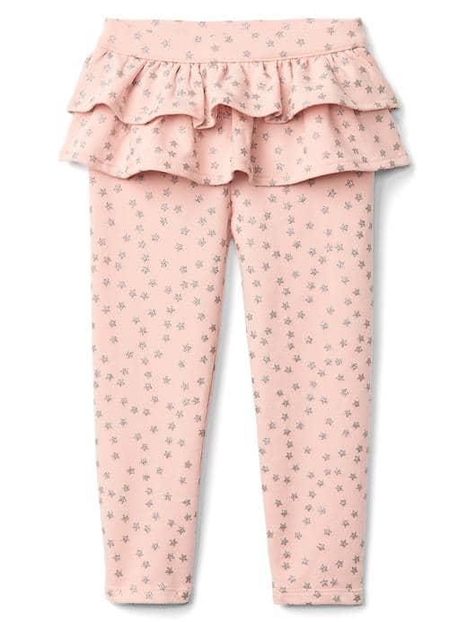 Gap Ruffle Skirt Soft Terry Leggings - Scattered Stars