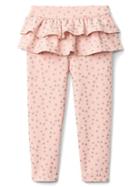 Gap Ruffle Skirt Soft Terry Leggings - Scattered Stars