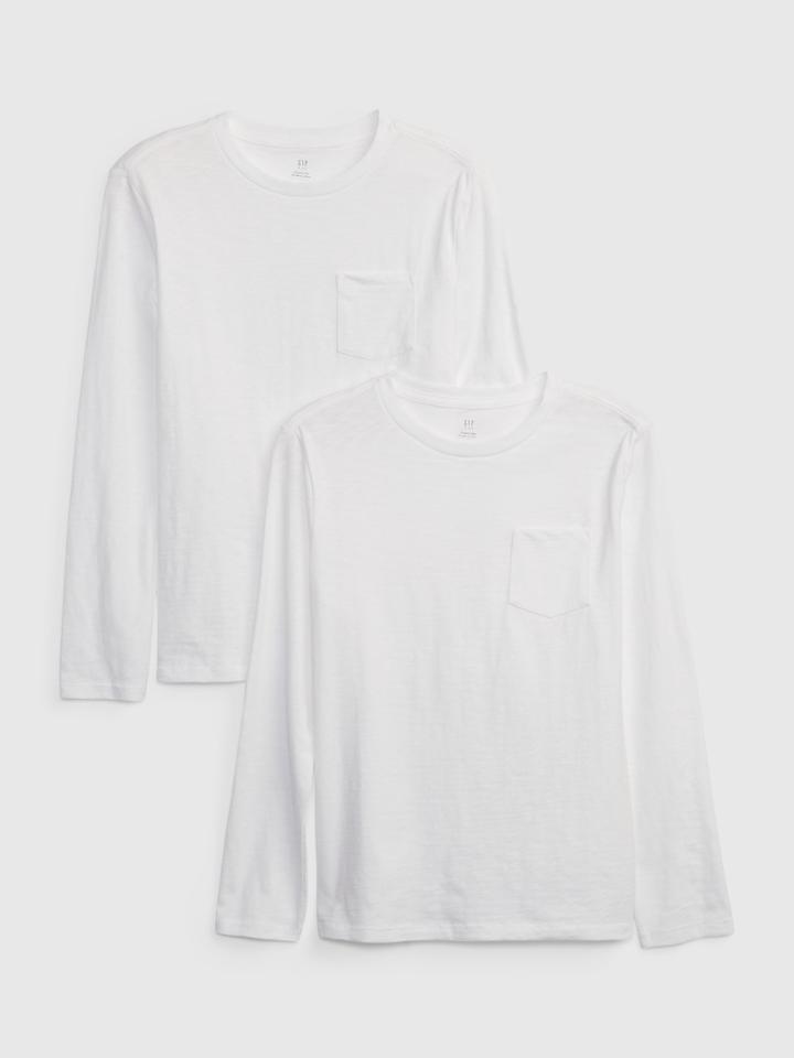 Kids 100% Organic Cotton Pocket T-shirt (2-pack)