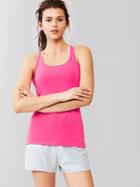 Gap Gapfit Breathe Racerback Tank - Neon Double Pink