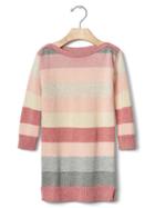 Gap Pastel Stripes Sweater Dress - Pink Stripe