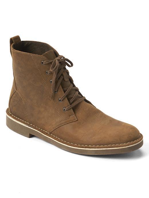 Gap Men + Clarks Tall Boots - Light Brown