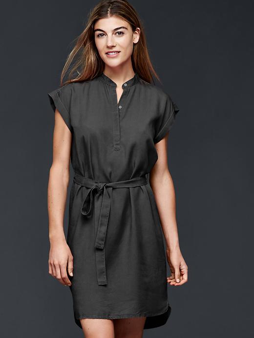 Gap Women Tencel Sheath Dress - True Black