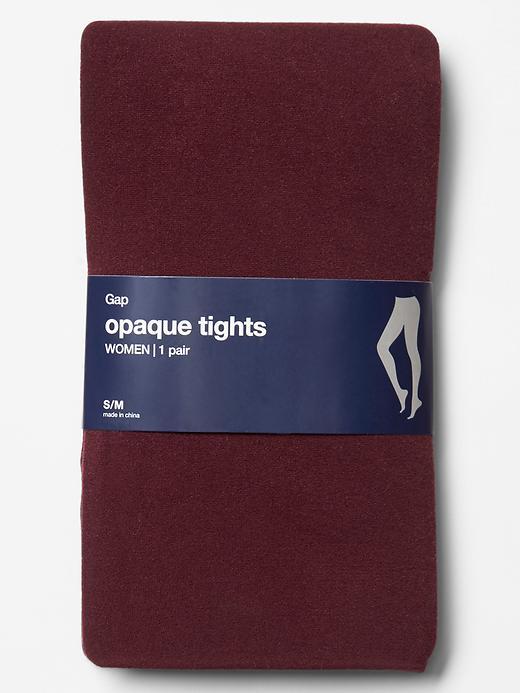 Gap Opaque Tights - Red Mahogany